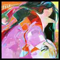 Une main dans l'eau fraîche