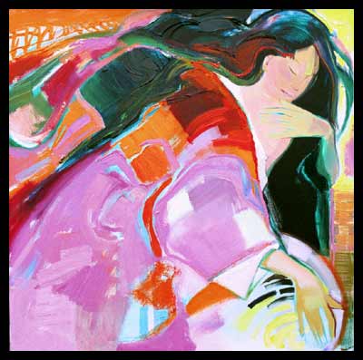 Une main dans l'eau fraîche