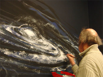 Claude Rahir au travail